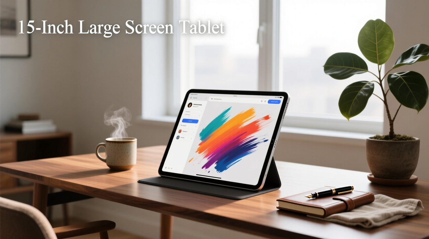 15 inch large screen tablet guide uses