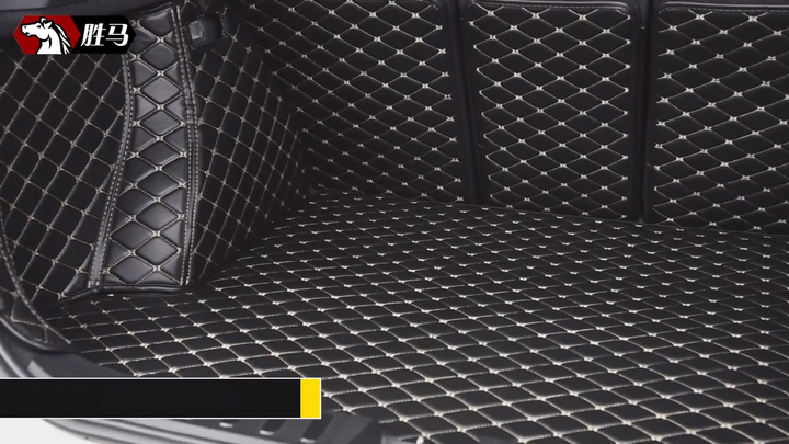 Alfombrilla Maletero De Cuero Para Audi A6 Avant 2024-2025 | Impermeable Y Antideslizante (rojo-normal)