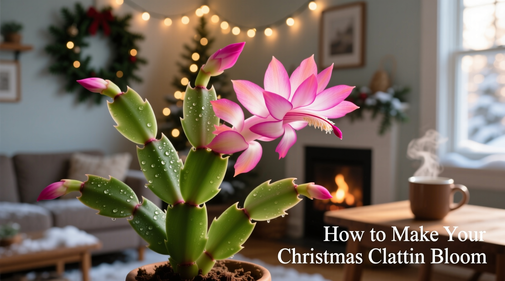 how do i make my christmas cactus bloom