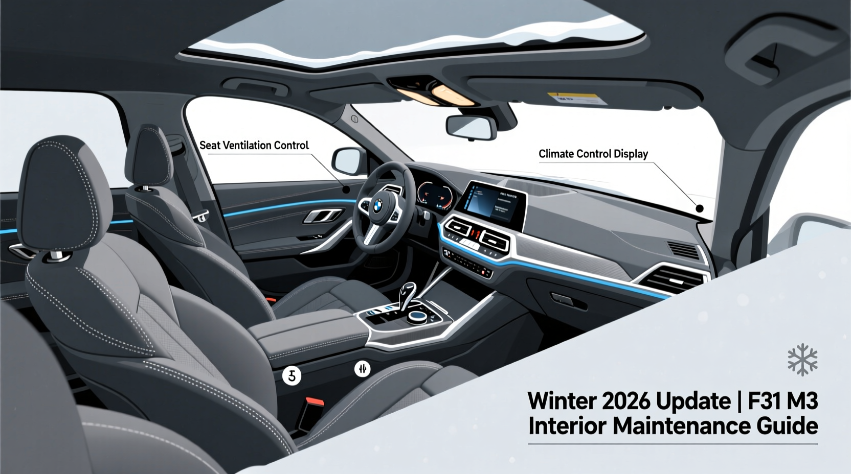 F31 M3 Interior Cleaning Guide for Winter 2026