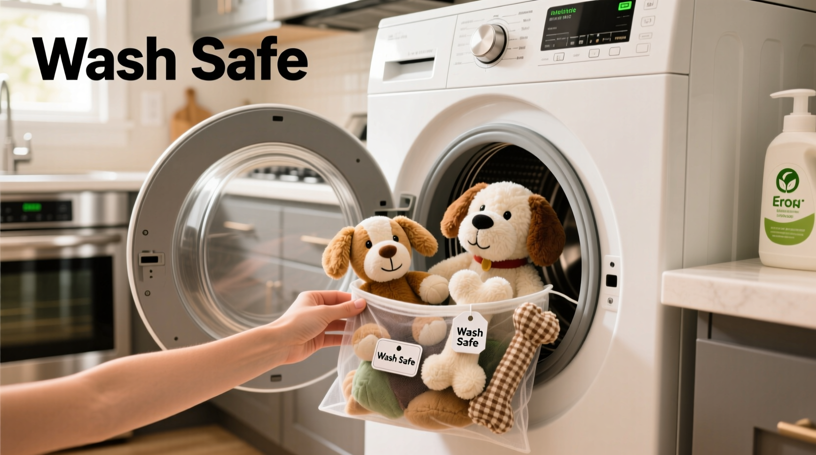 effective tips for washing plush dog toys in a washing machine without damaging them