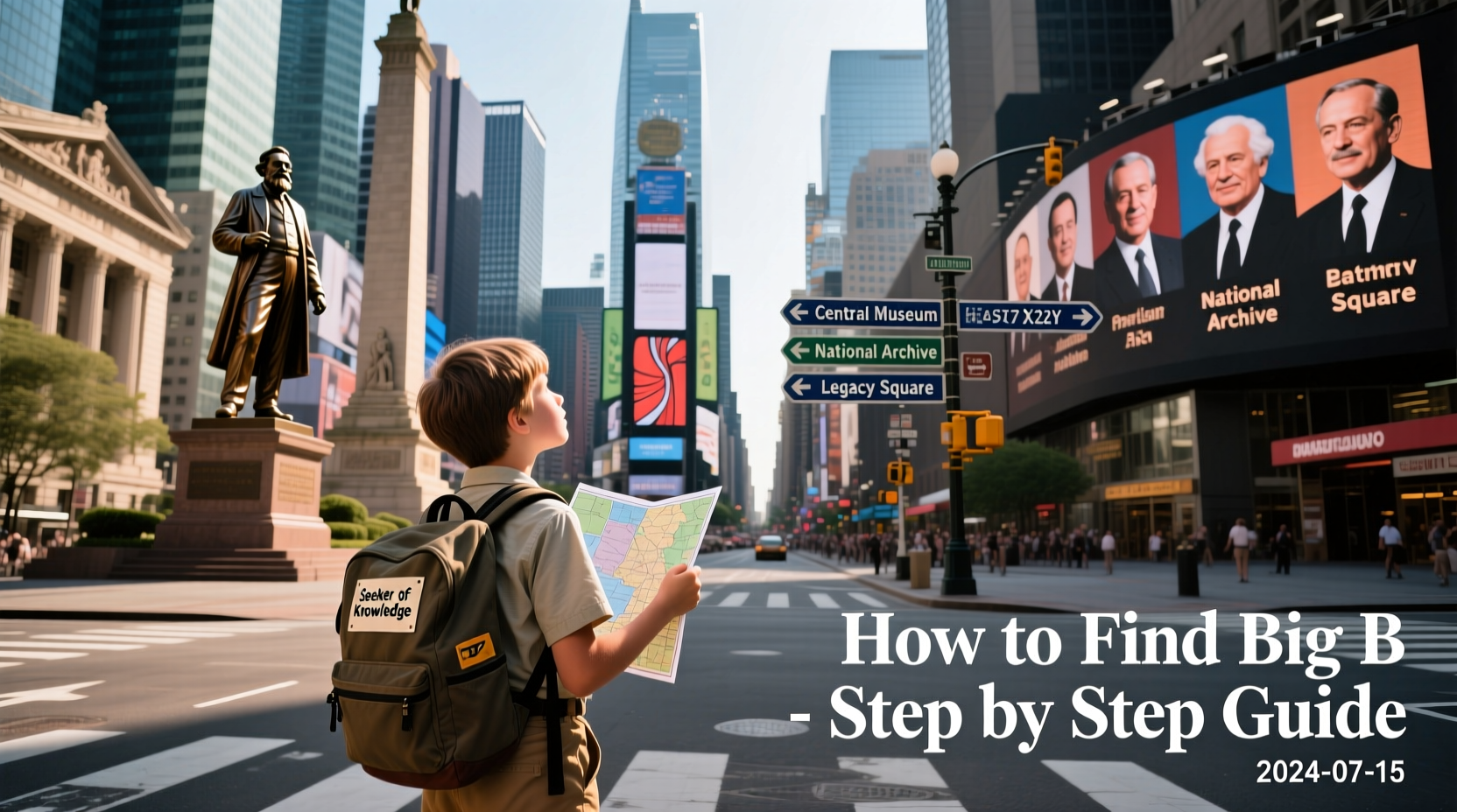 how to find big b a step by step guide to locating major landmarks and figures