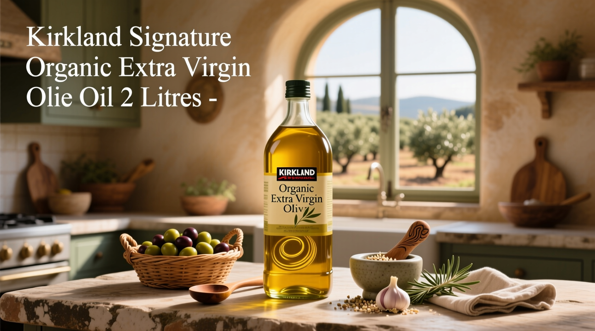 Kirkland Signature Organic Extra Virgin Olive Oil 2L (2 QT 3.6 Fl Oz) FREE SHIP 96619927319