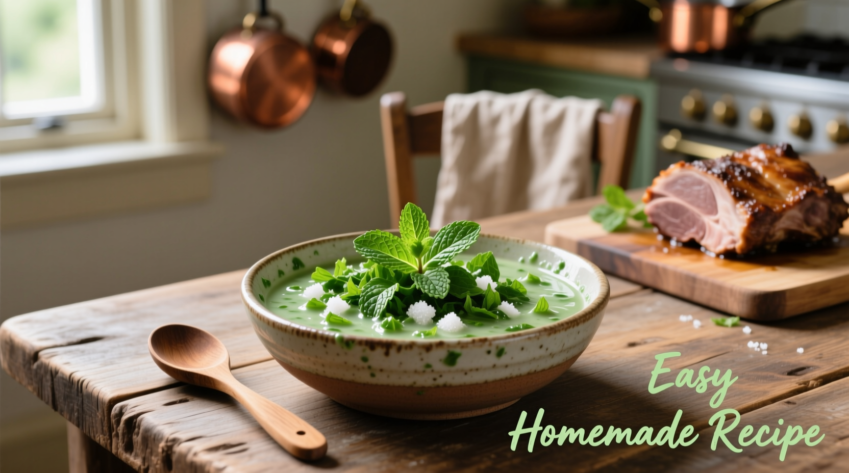 how do i make mint sauce for lamb