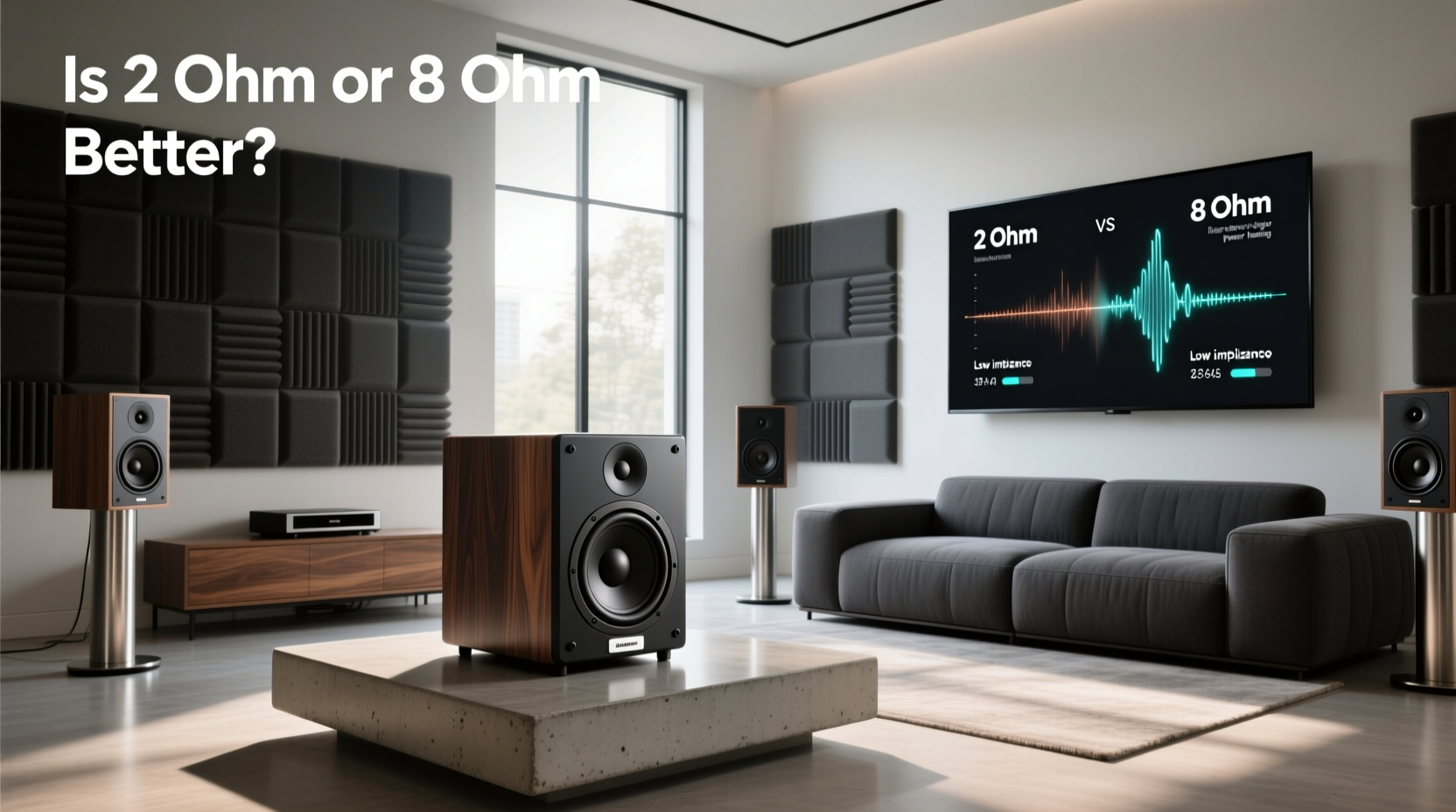 2 ohm vs 8 ohm subwoofer which to choose 