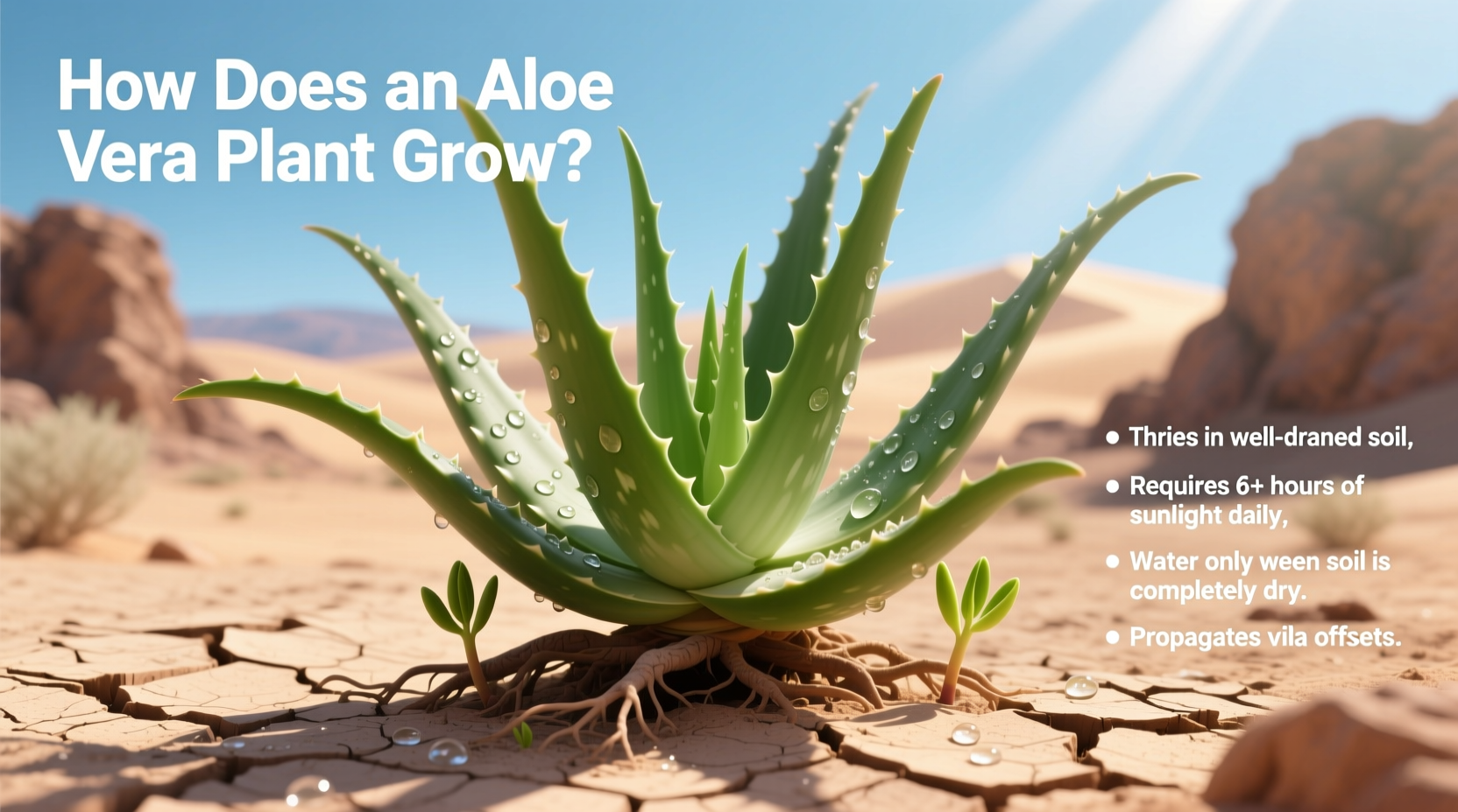 how does aloe vera plant grow