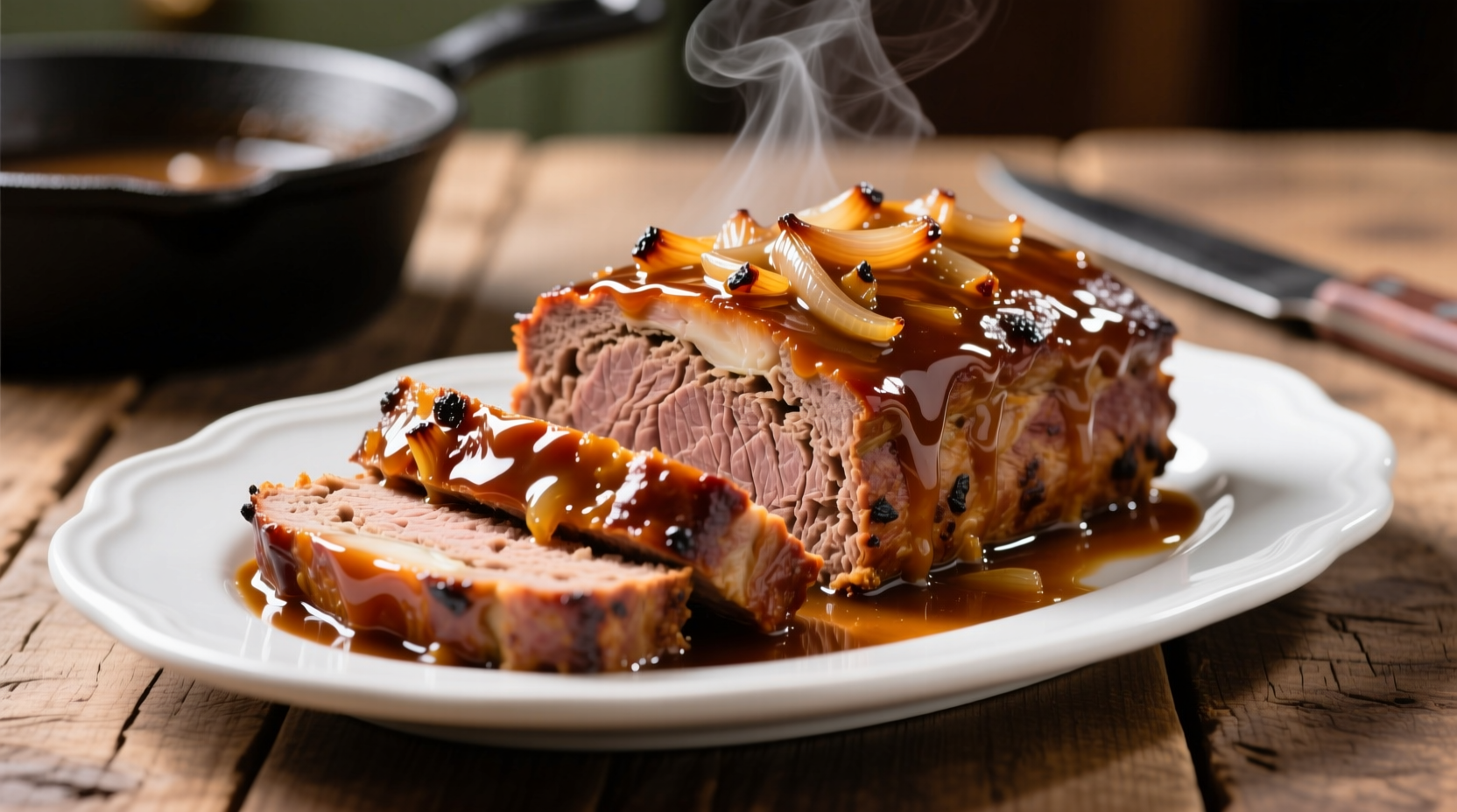 Fleischlaib Rezept mit Französischer Zwiebelsuppe | Saftig & Einfach