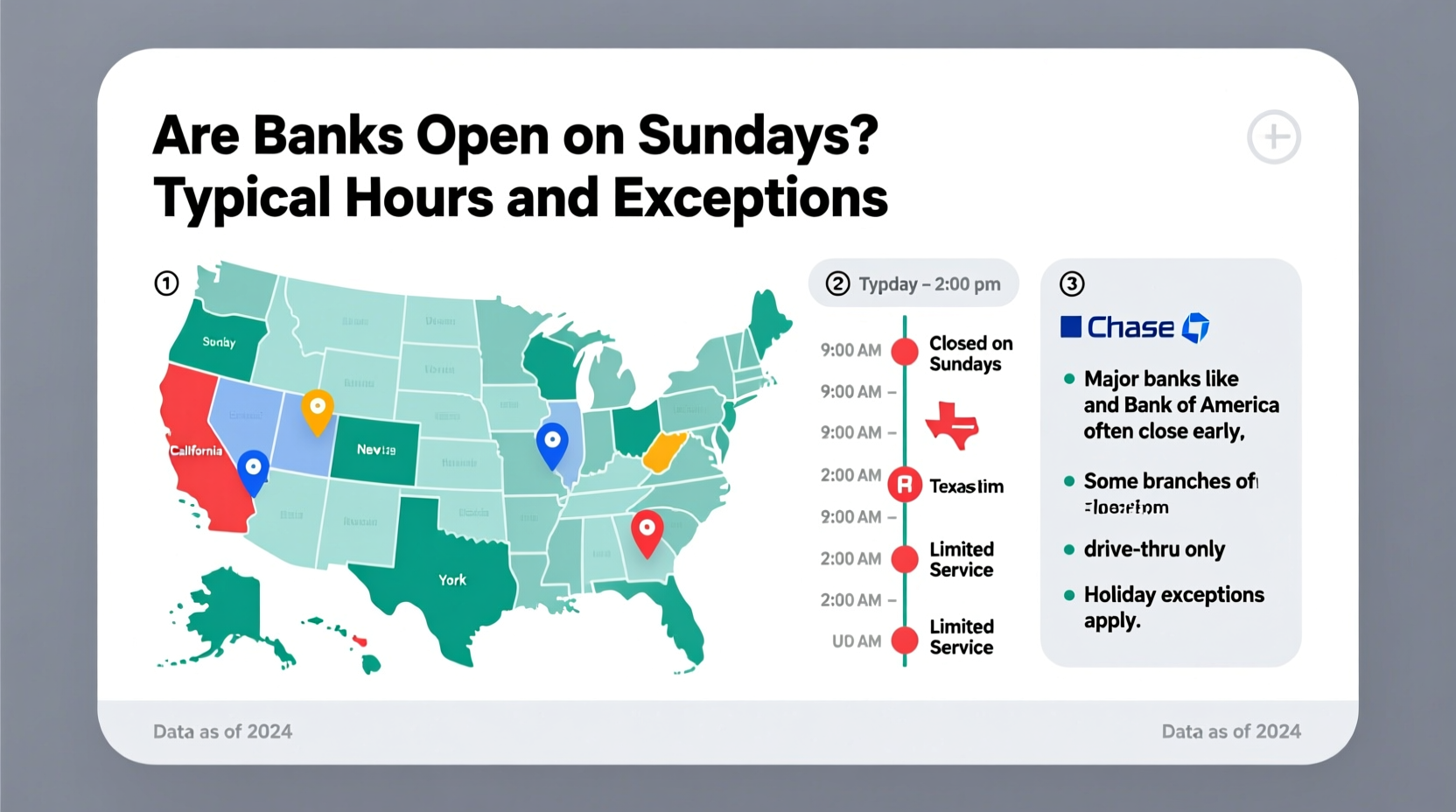 is there a bank open on sunday