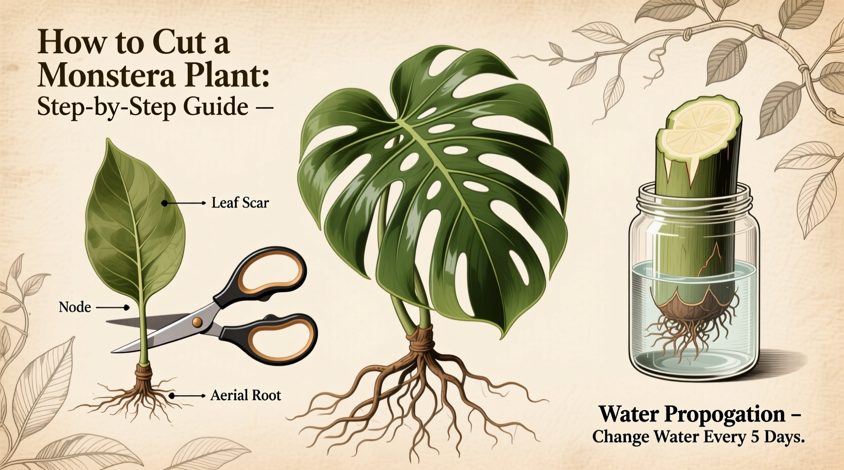 How to Cut a Monstera Plant: Step-by-Step Guide