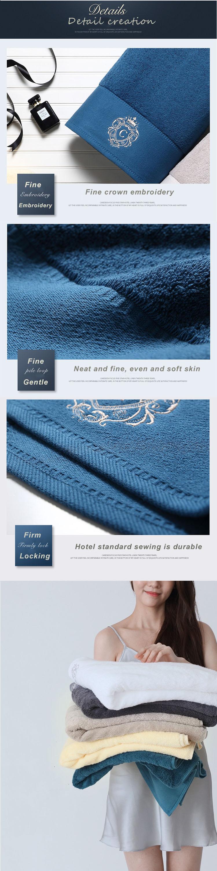 100% Pakistan CottonTowel Sets 500gsm Nice Absorbency Cotton Towels