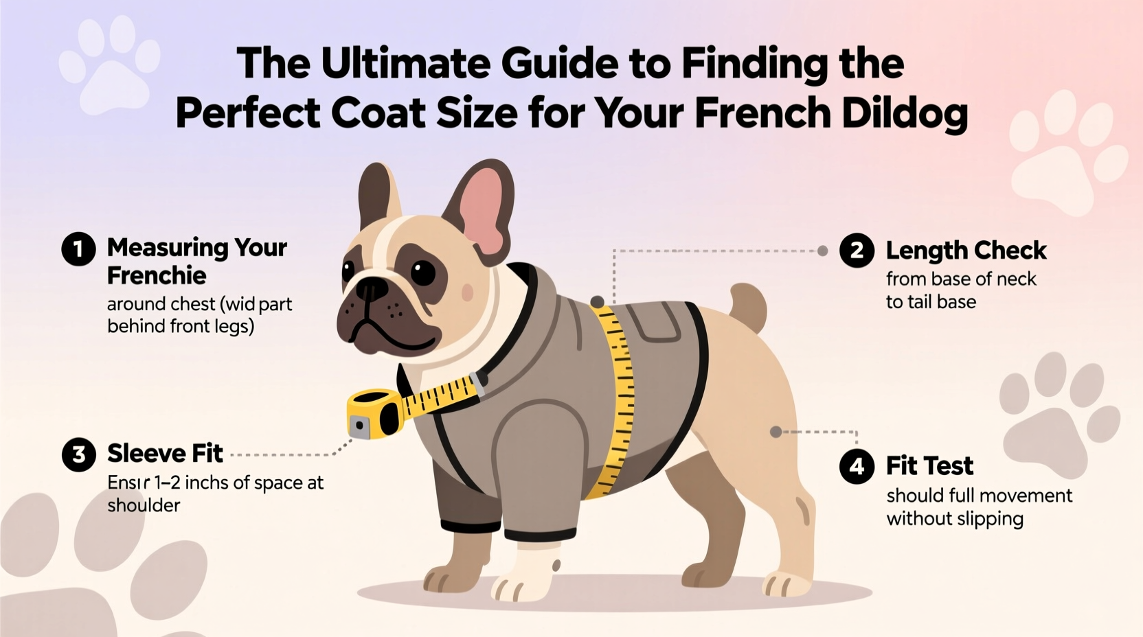 the ultimate guide to finding the perfect coat size for your french bulldog