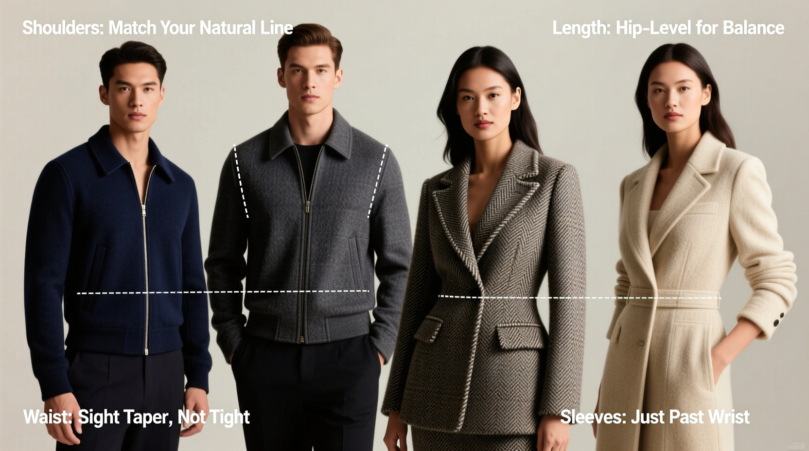 how to select the best tweed jacket for your body shape expert tips for flattering fits