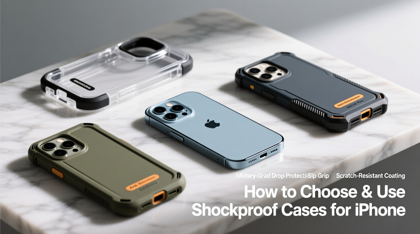 how to choose and use shockproof cases to effectively prevent iphone damage