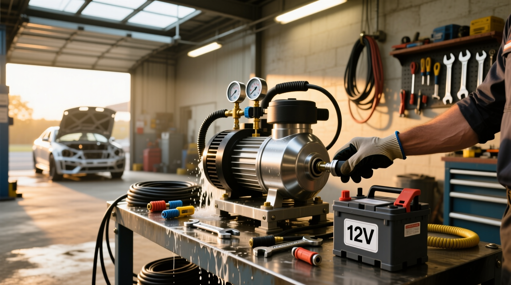 How to Choose a 24V Car Wash Pump, Can You Run a 24V Pump on 12V?