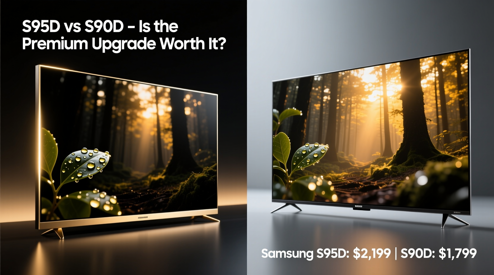 samsung s95d vs s90d is the more expensive oled actually worth it