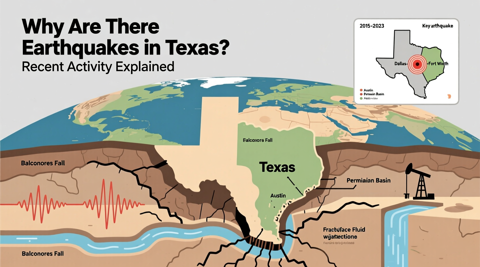 why are there earthquakes in texas causes recent activity