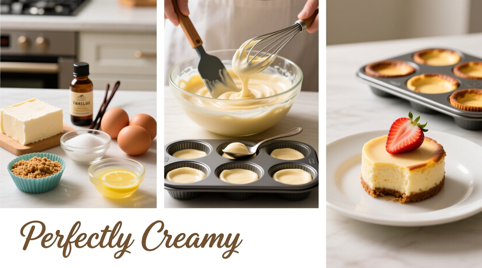 step by step guide to perfectly creamy cheesecake bites at home
