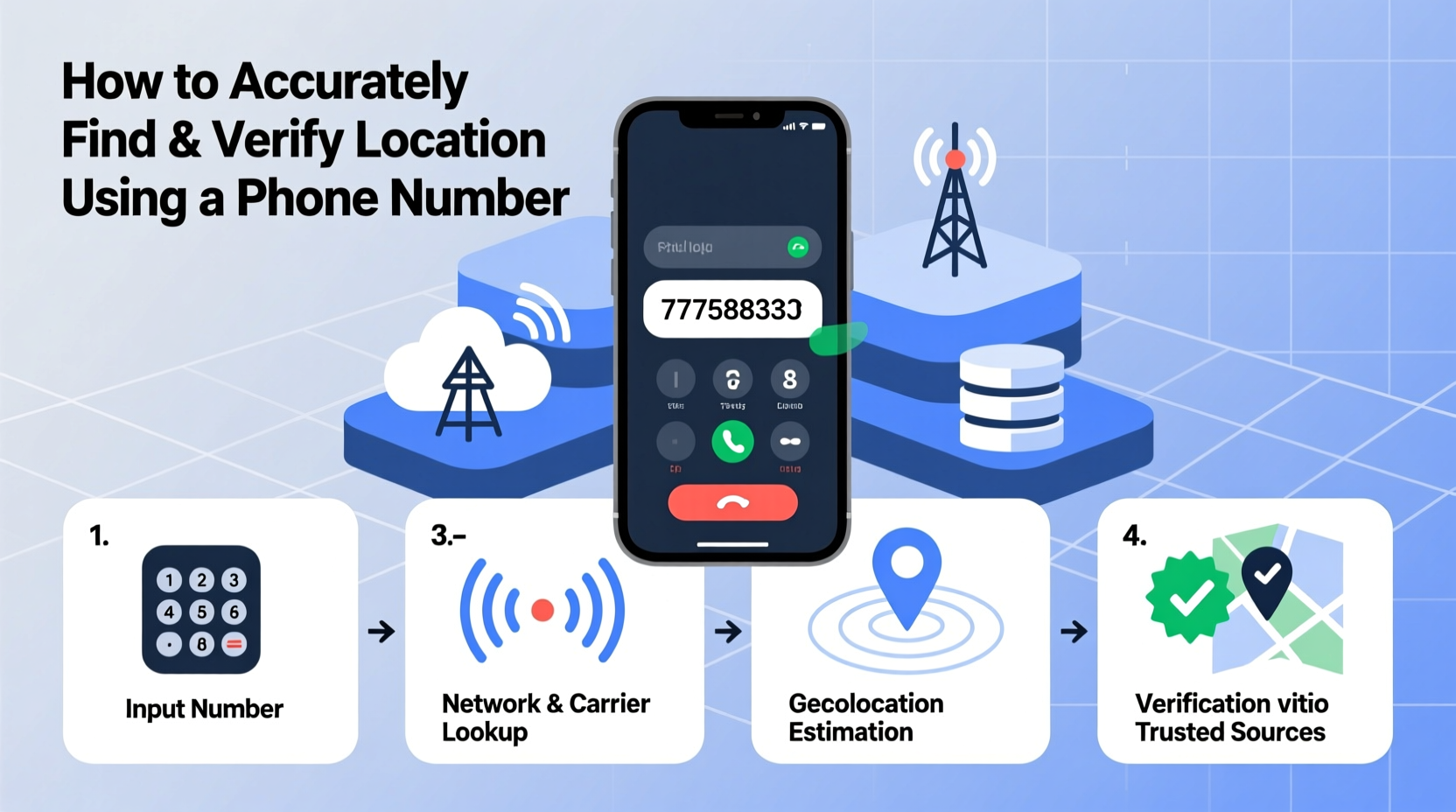 how to accurately find and verify a location using a phone number
