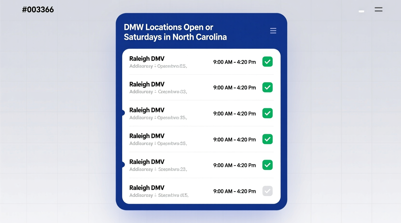 what dmv is open on saturday in nc
