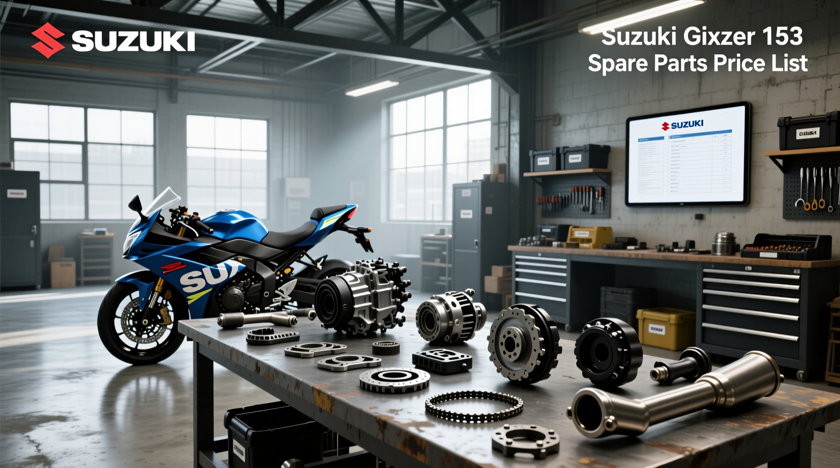 How to Find Suzuki Gixxer 155 Spare Parts Price List PDF