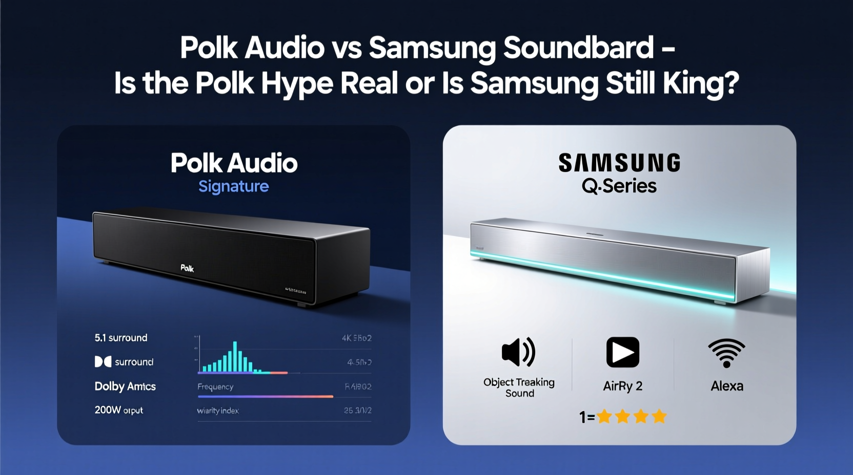 polk audio vs samsung soundbar is the polk hype real or is samsung still king