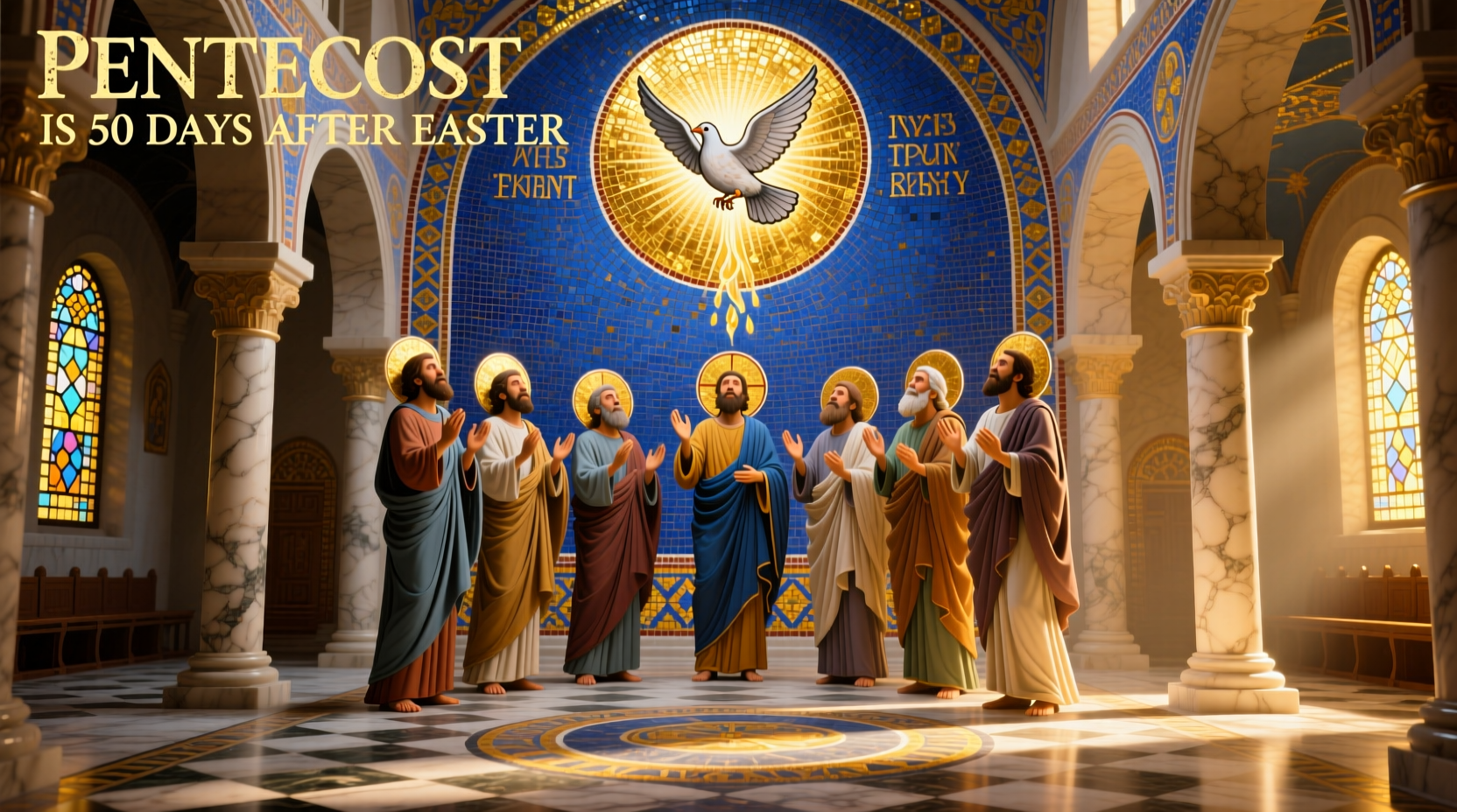 is pentecost 40 or 50 days after easter