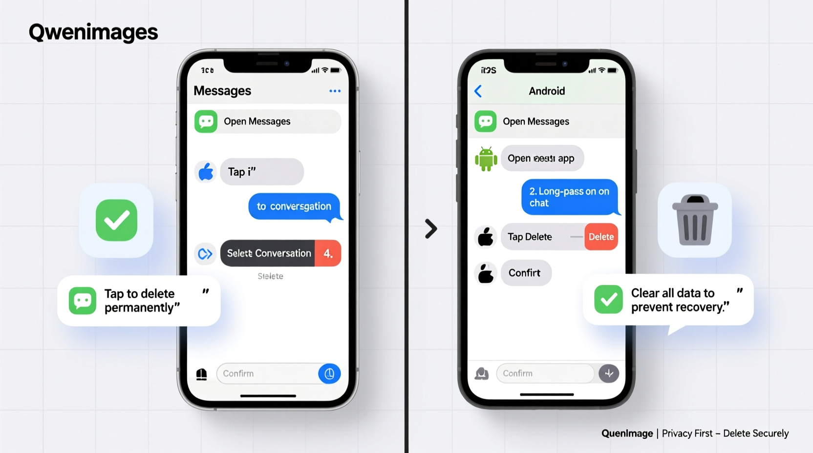 effective ways to permanently delete text messages on any cell phone