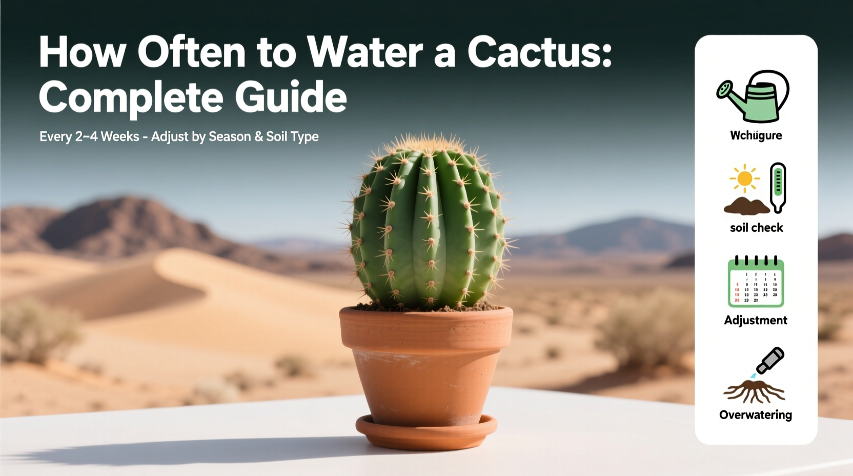 how often do you water a cactus plant