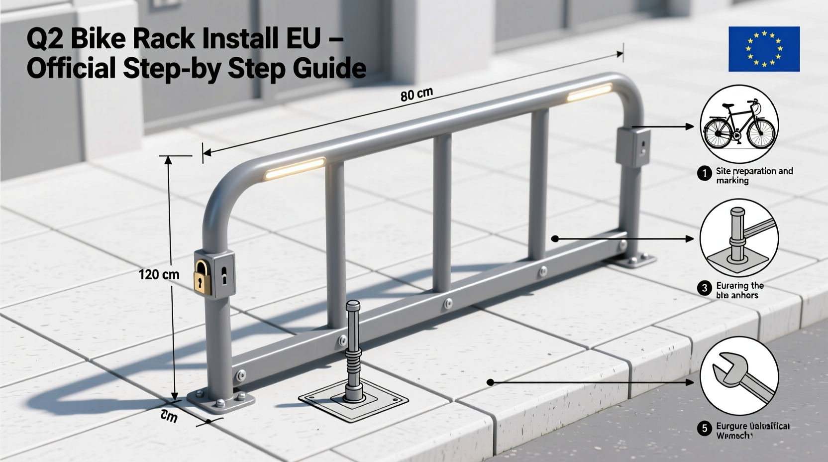 q2 bike rack install eu