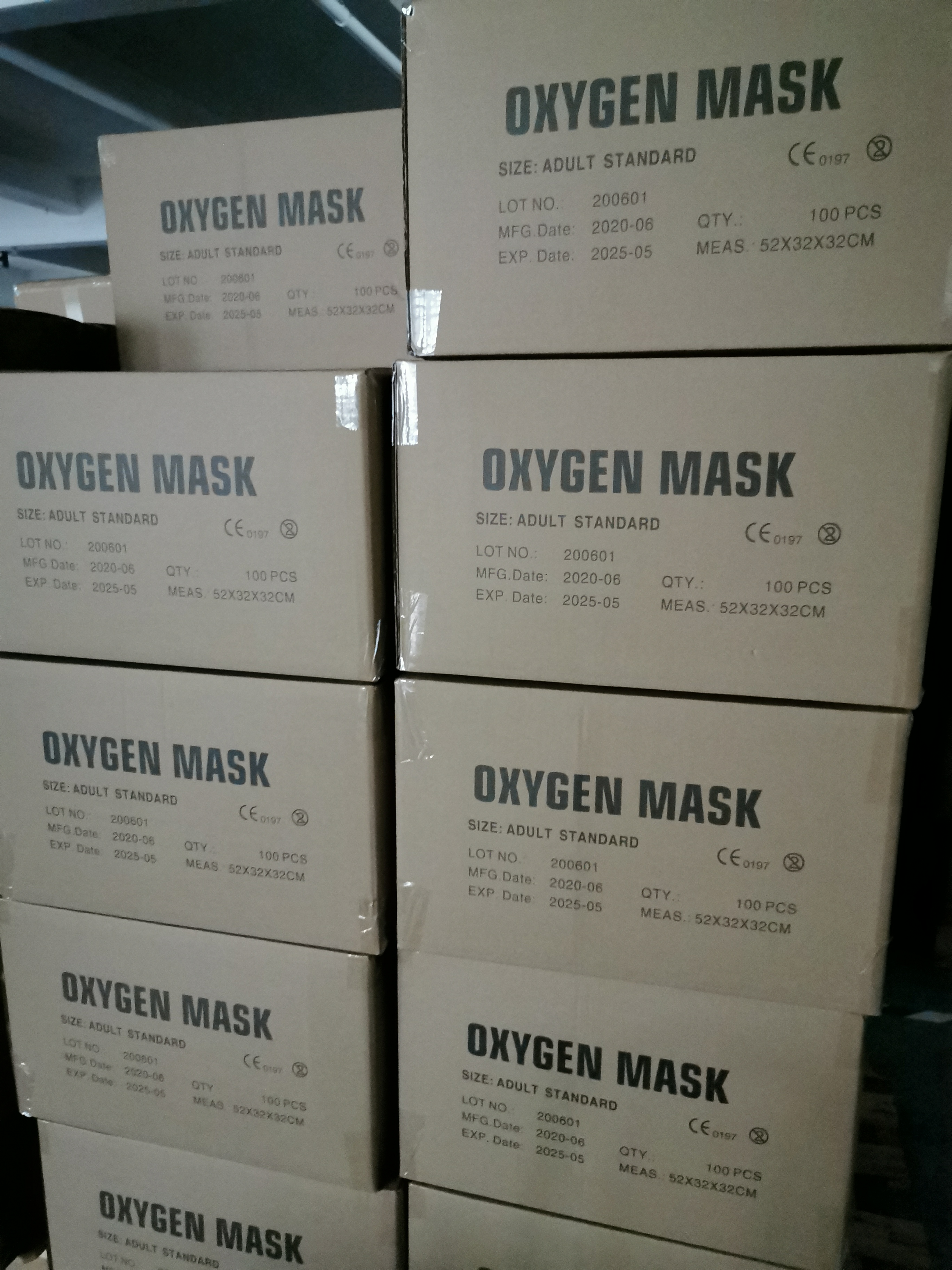 medical grade Oxygen Atomized With Catheter PVC Atomizer Mask