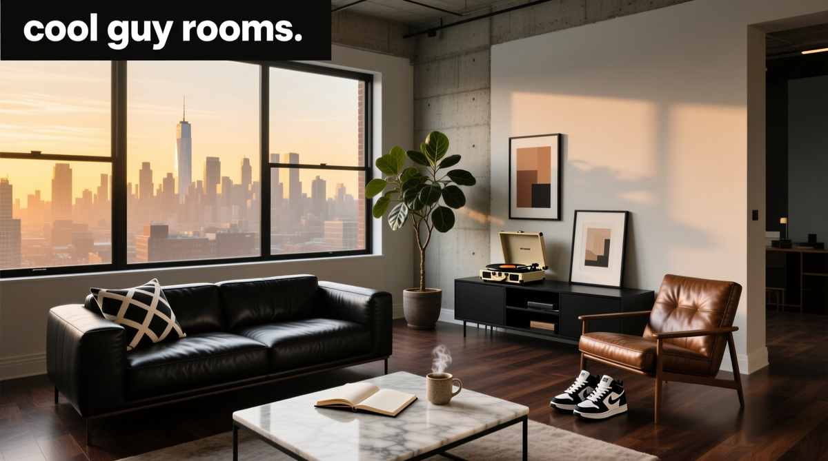 How to Build a Cool Guy Room in 2026: Tech-Integrated Earthy Decor
