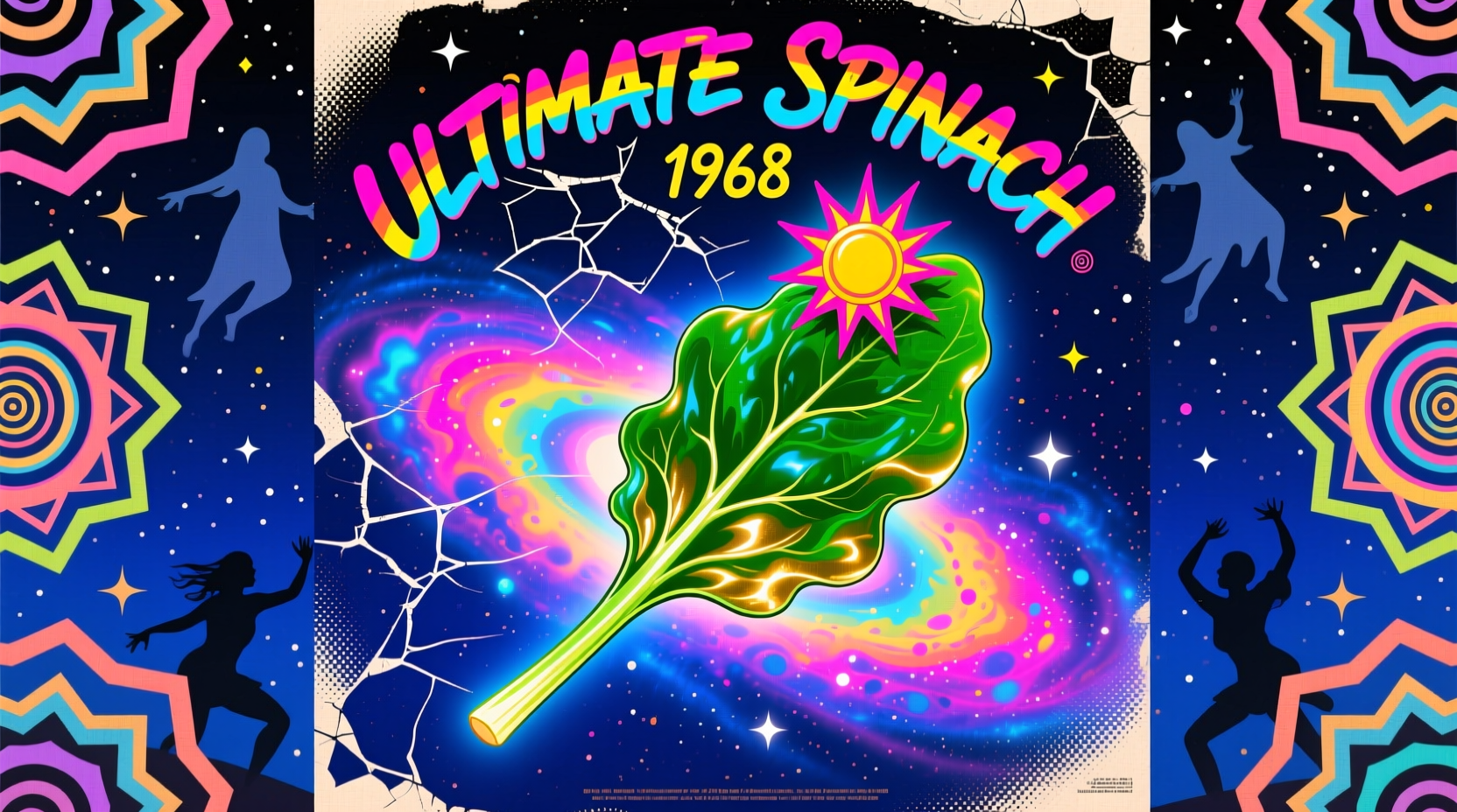 Vintage 1968 Ultimate Spinach album cover art