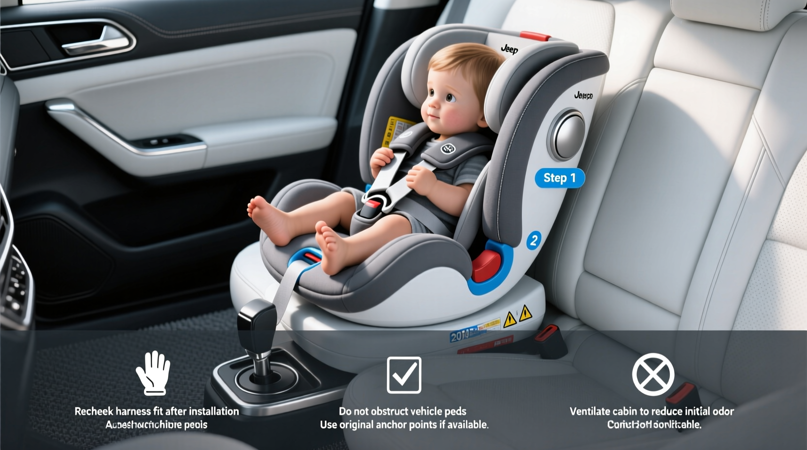 2018 jeep compass child car seat