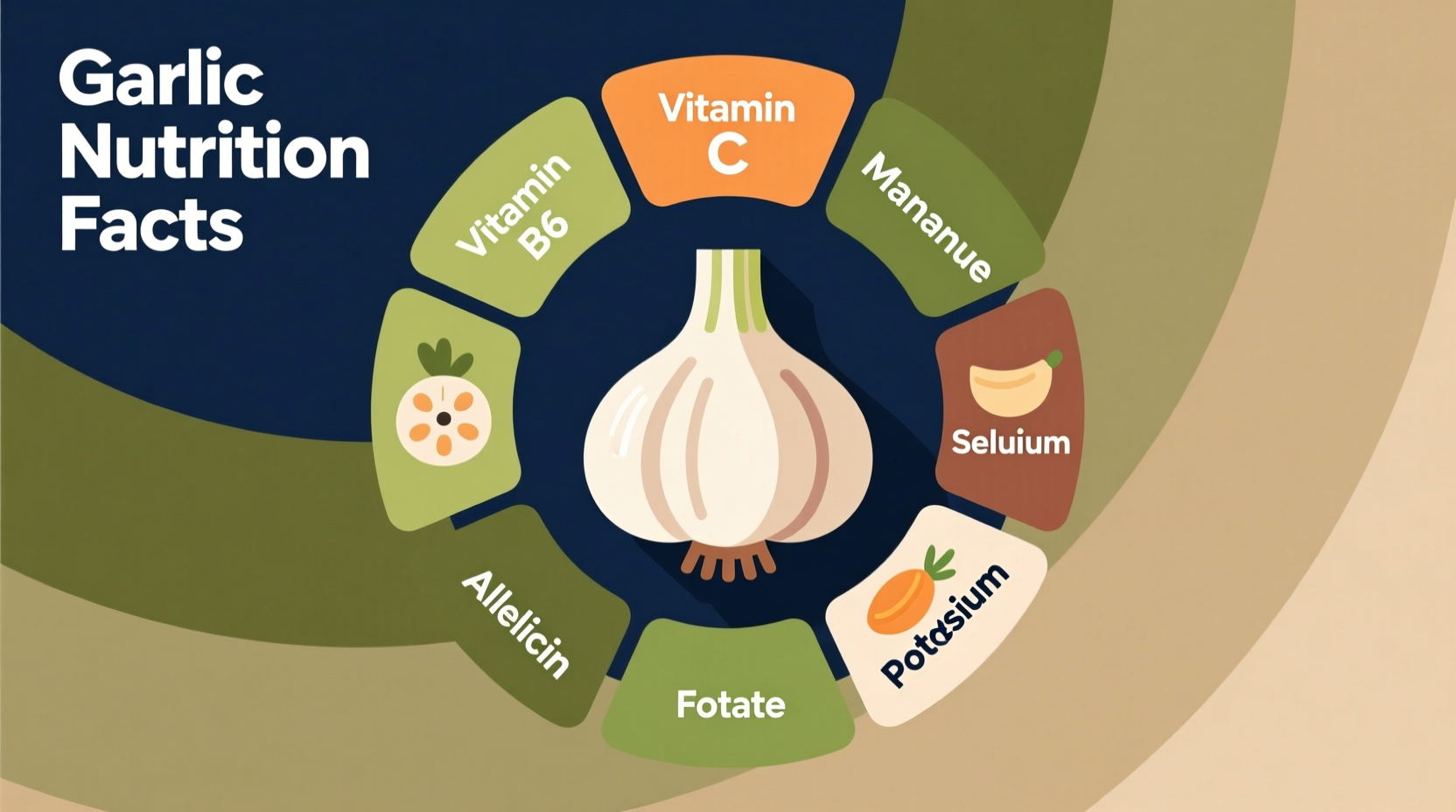 nutritional value for garlic