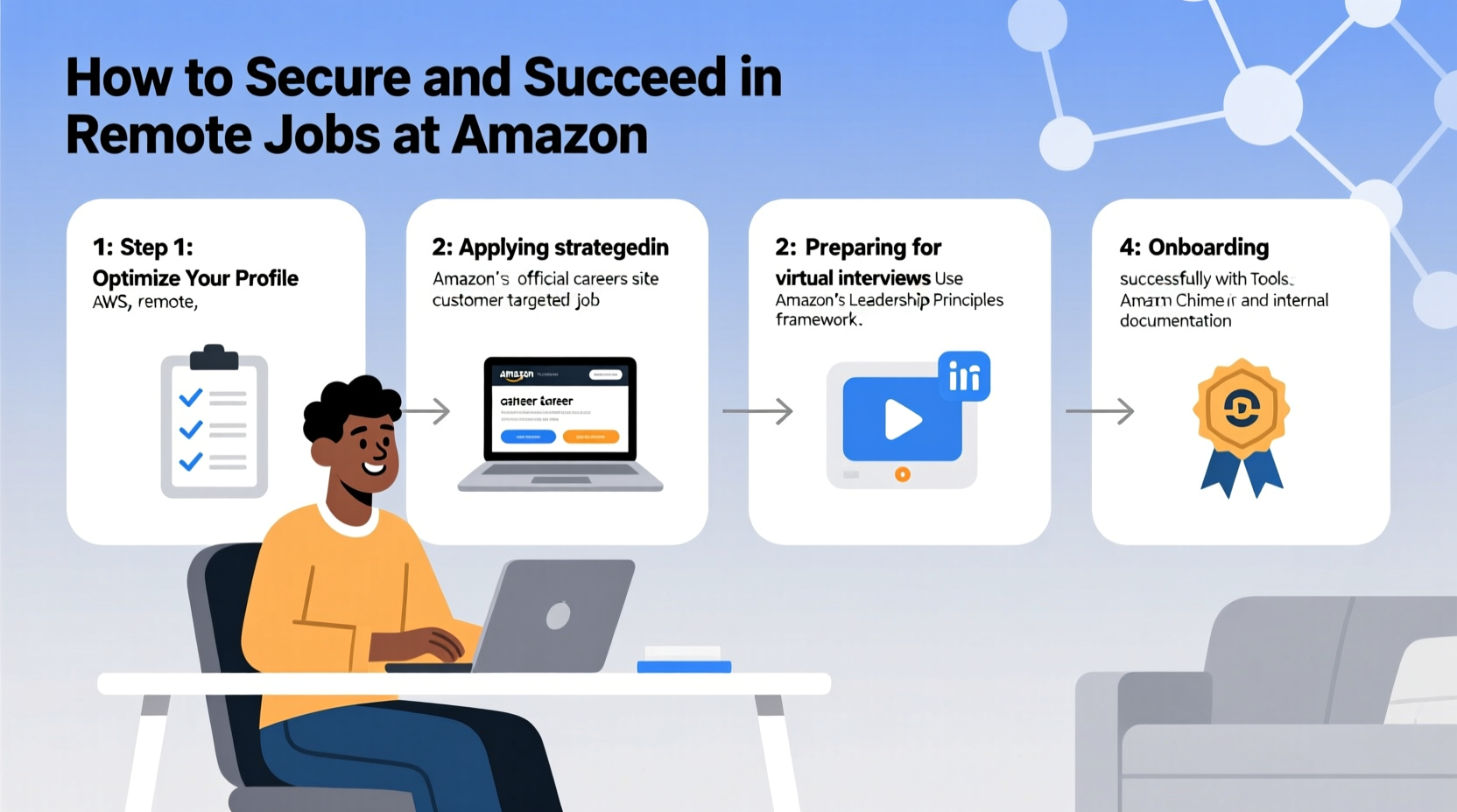 how to secure and succeed in remote jobs at amazon a step by step guide