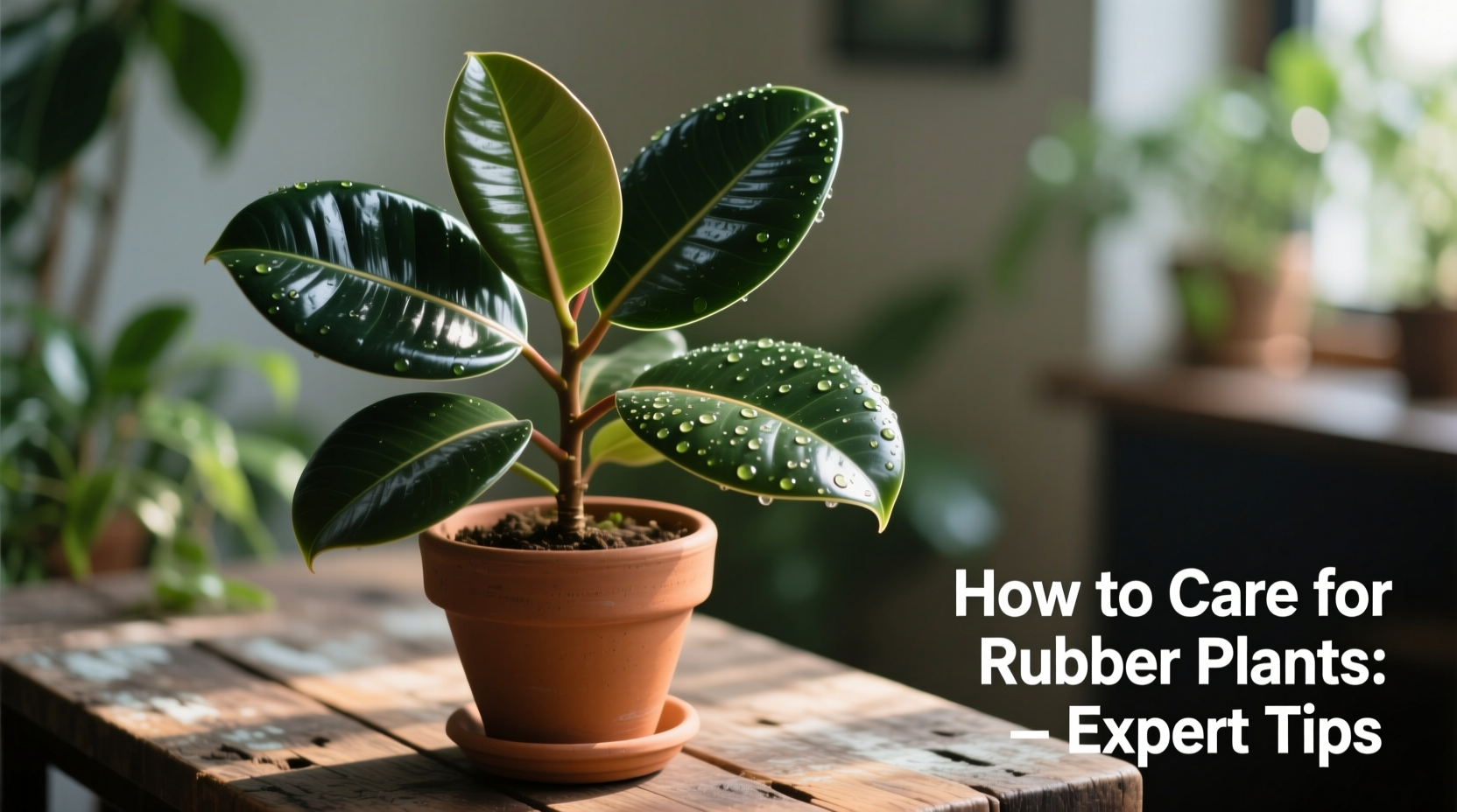 how to care for rubber plants
