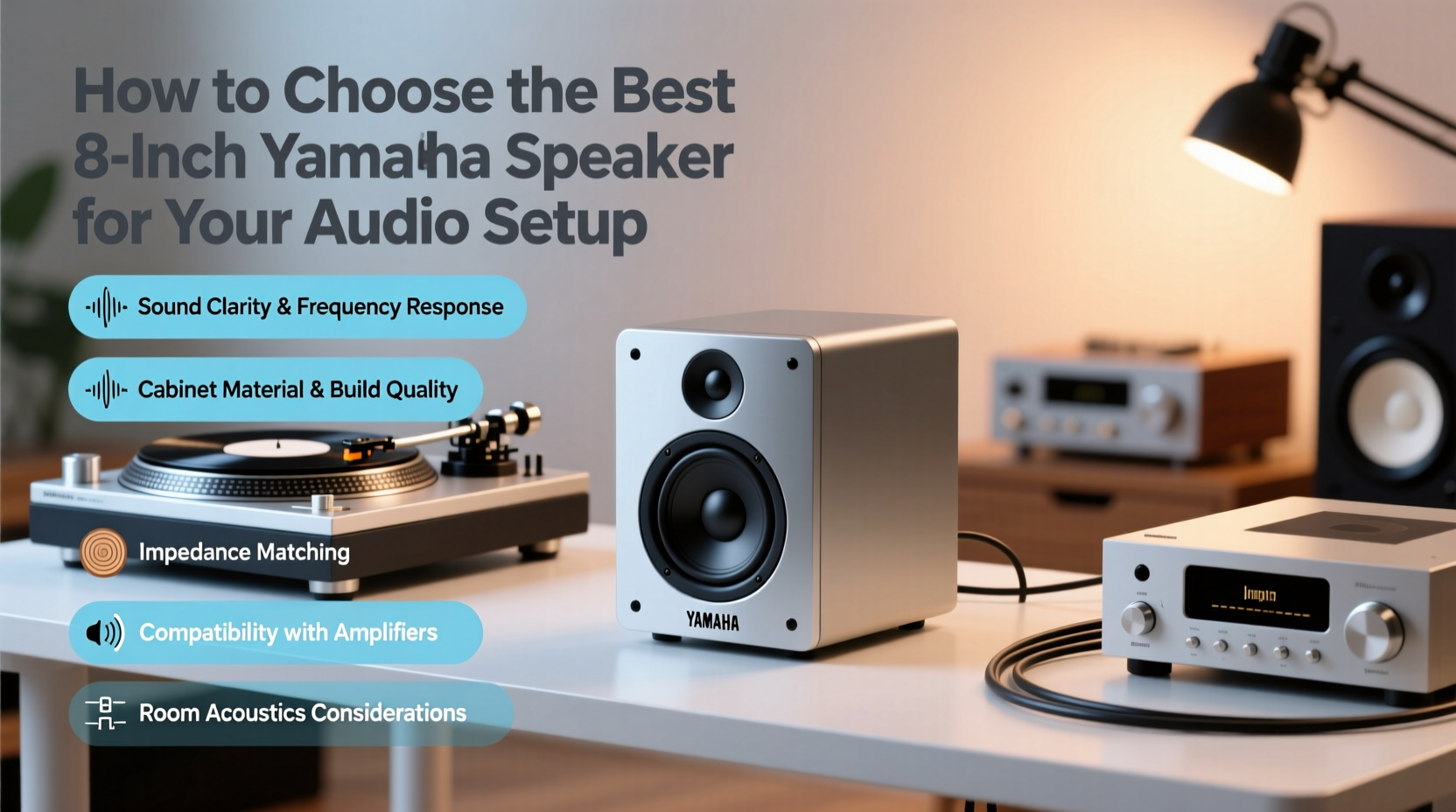 8 inch yamaha speaker