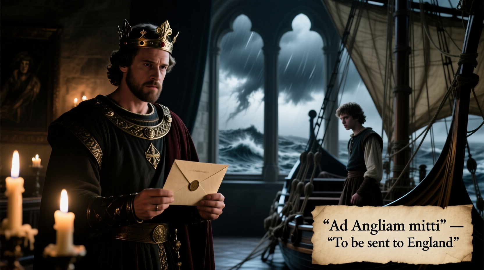 why did claudius send hamlet to england analyzing motives