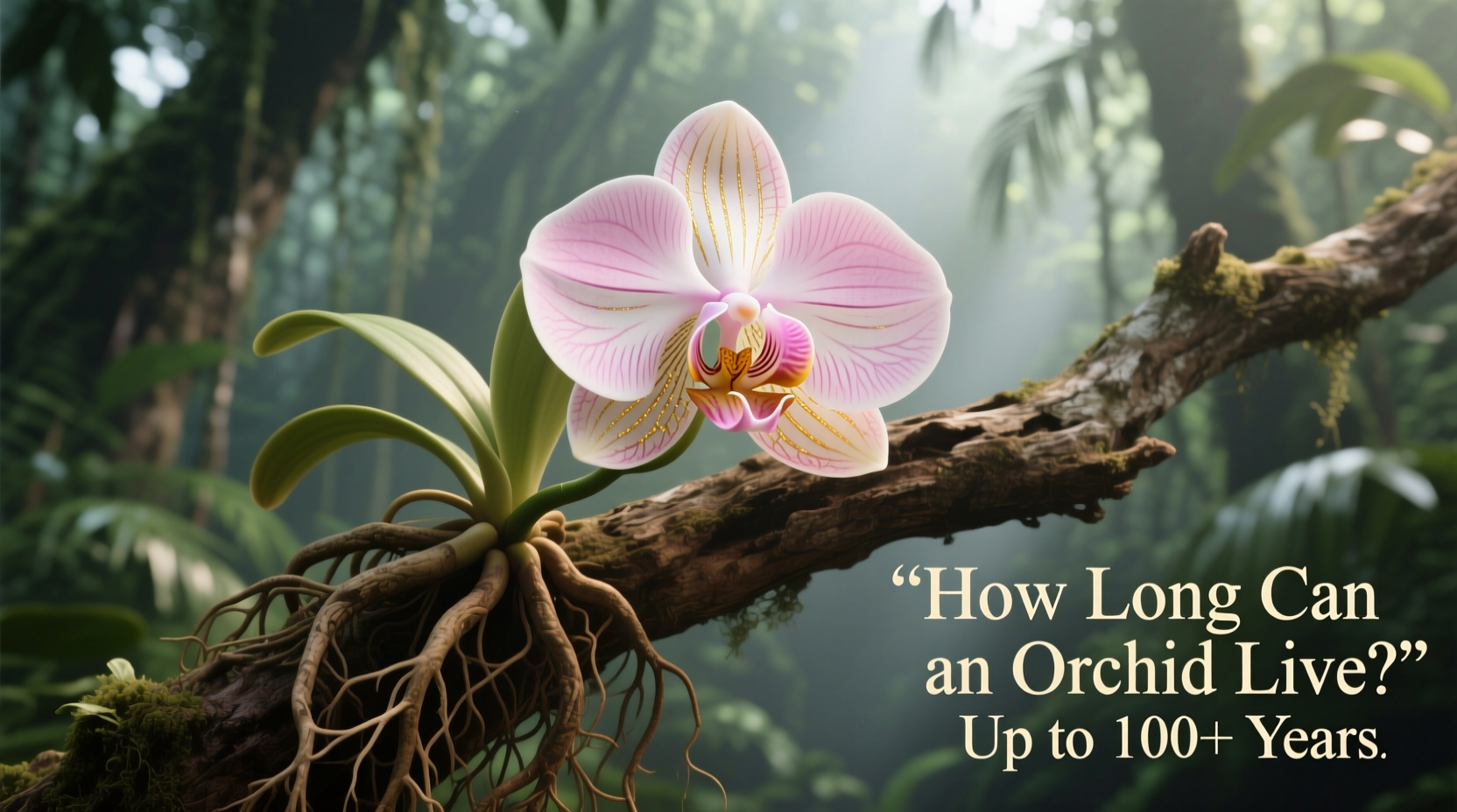 how long can an orchid live