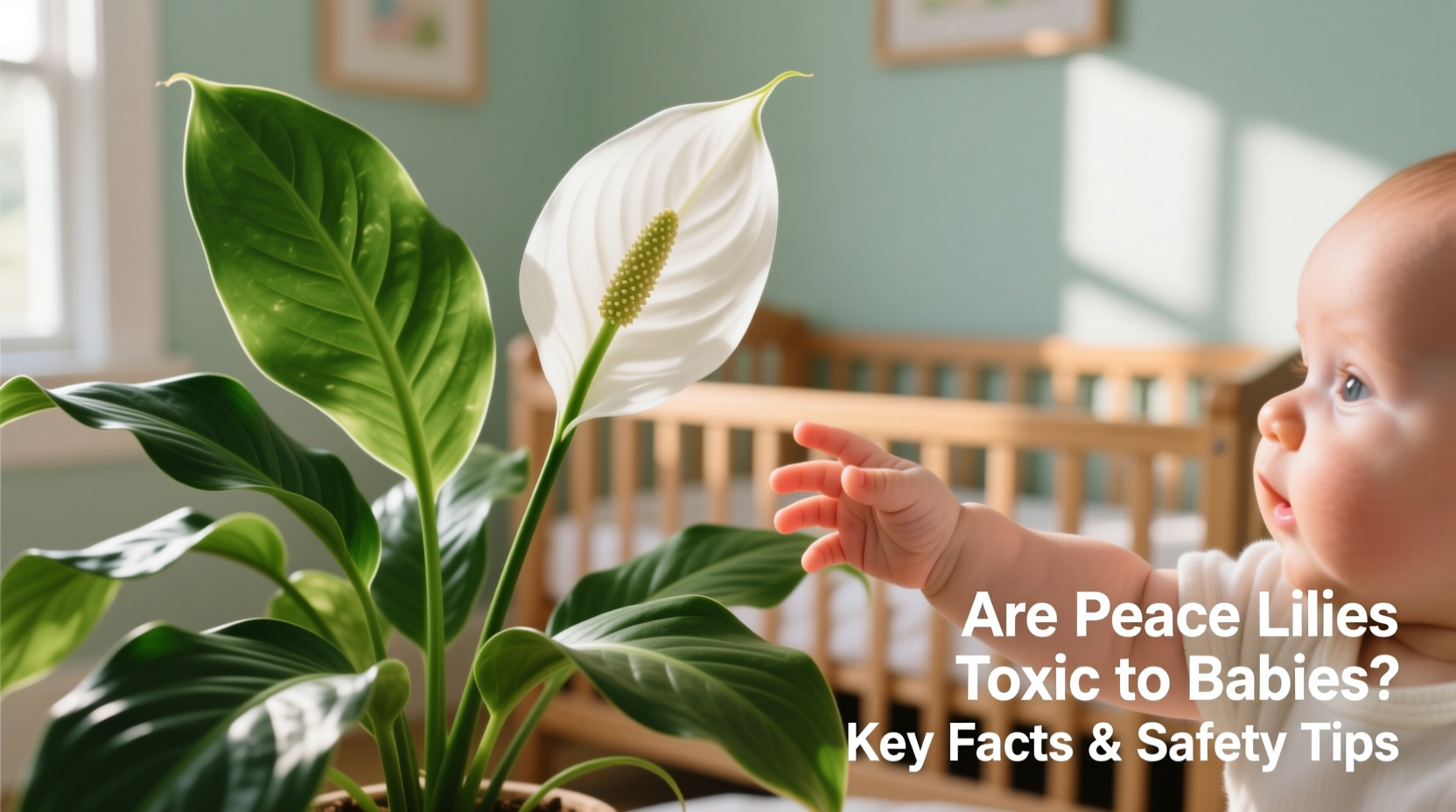 are peace lilies toxic to babies