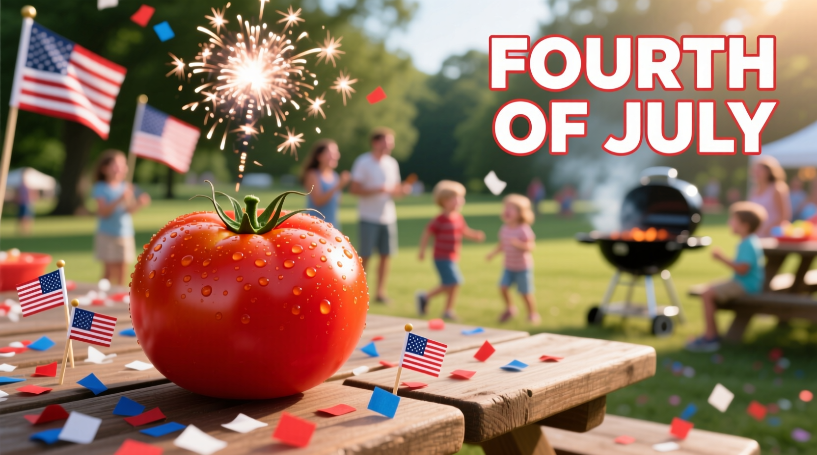 fourth of july tomato