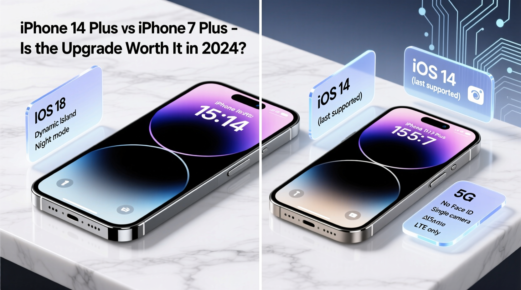 iphone 14 plus vs 7 plus is the upgrade really worth it in 2024