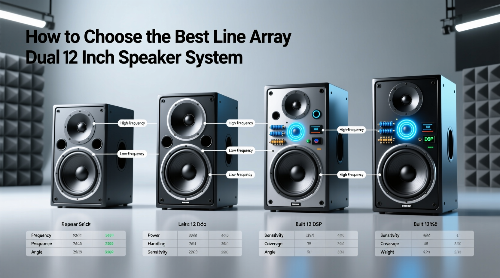 line array dual 12 inch