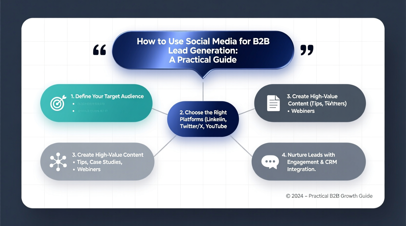 how to use social media for b2b lead generation