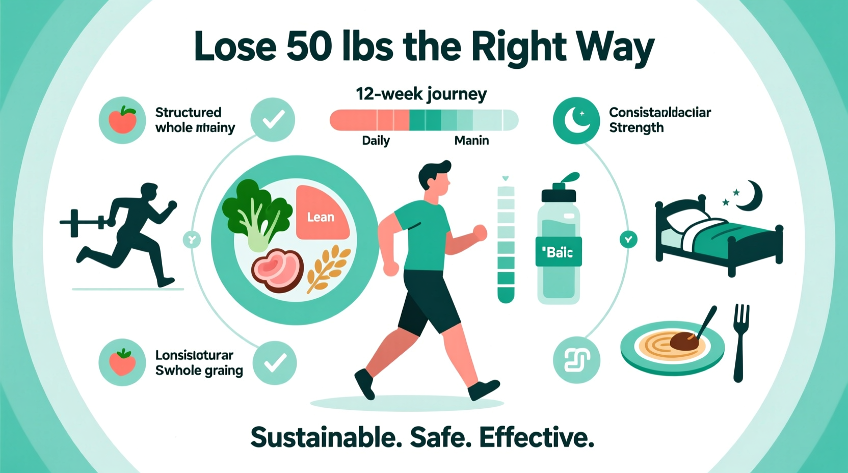effective strategies for the best way to lose 50 pounds quickly