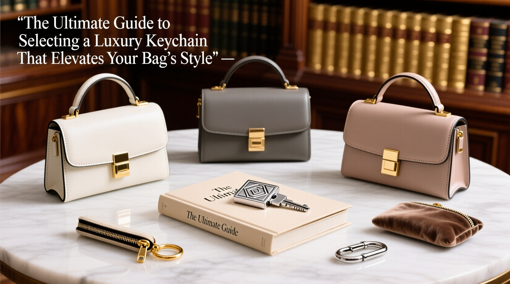 the ultimate guide to selecting a luxury keychain that elevates your bags style