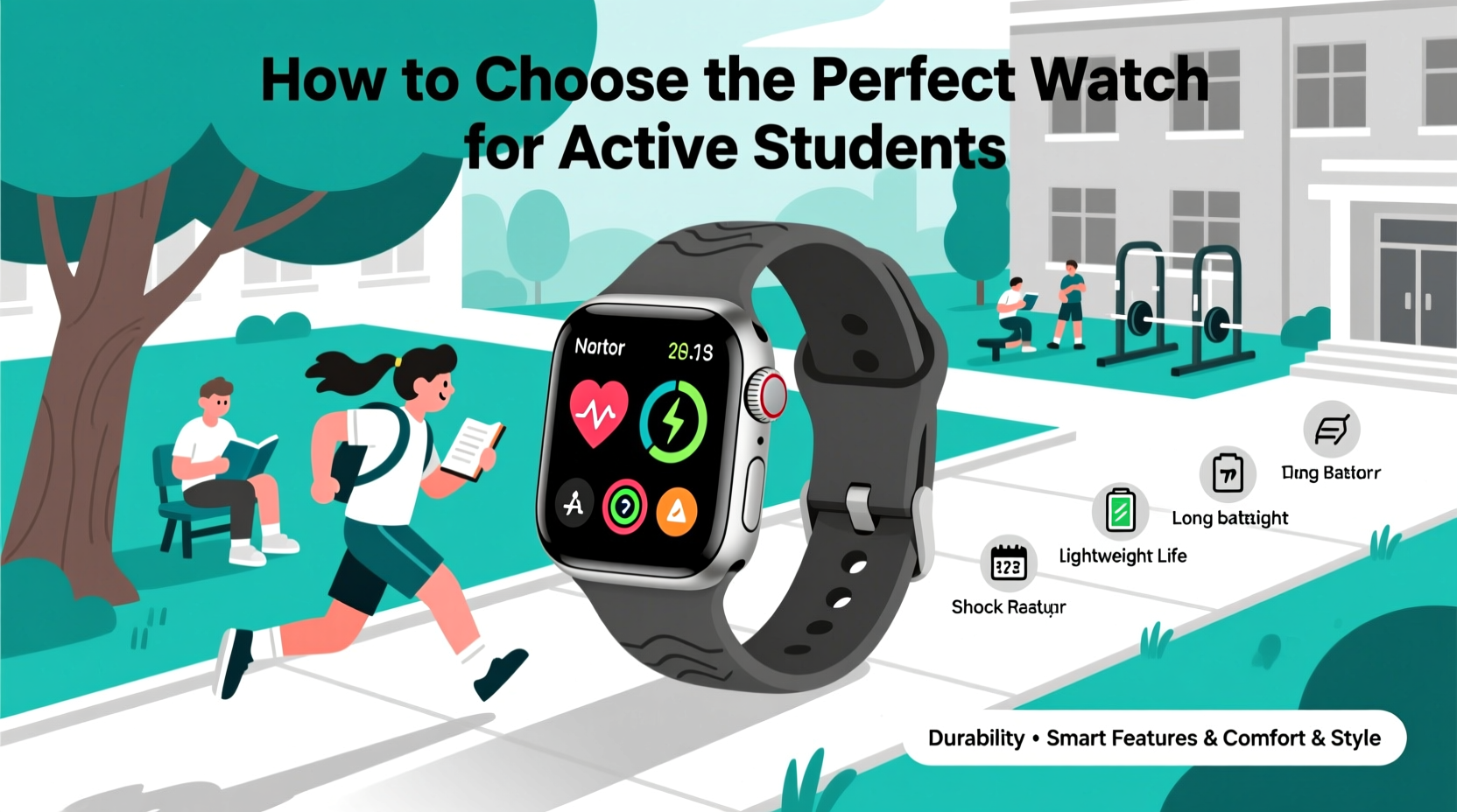 smart and durable how to choose the perfect watch for active students