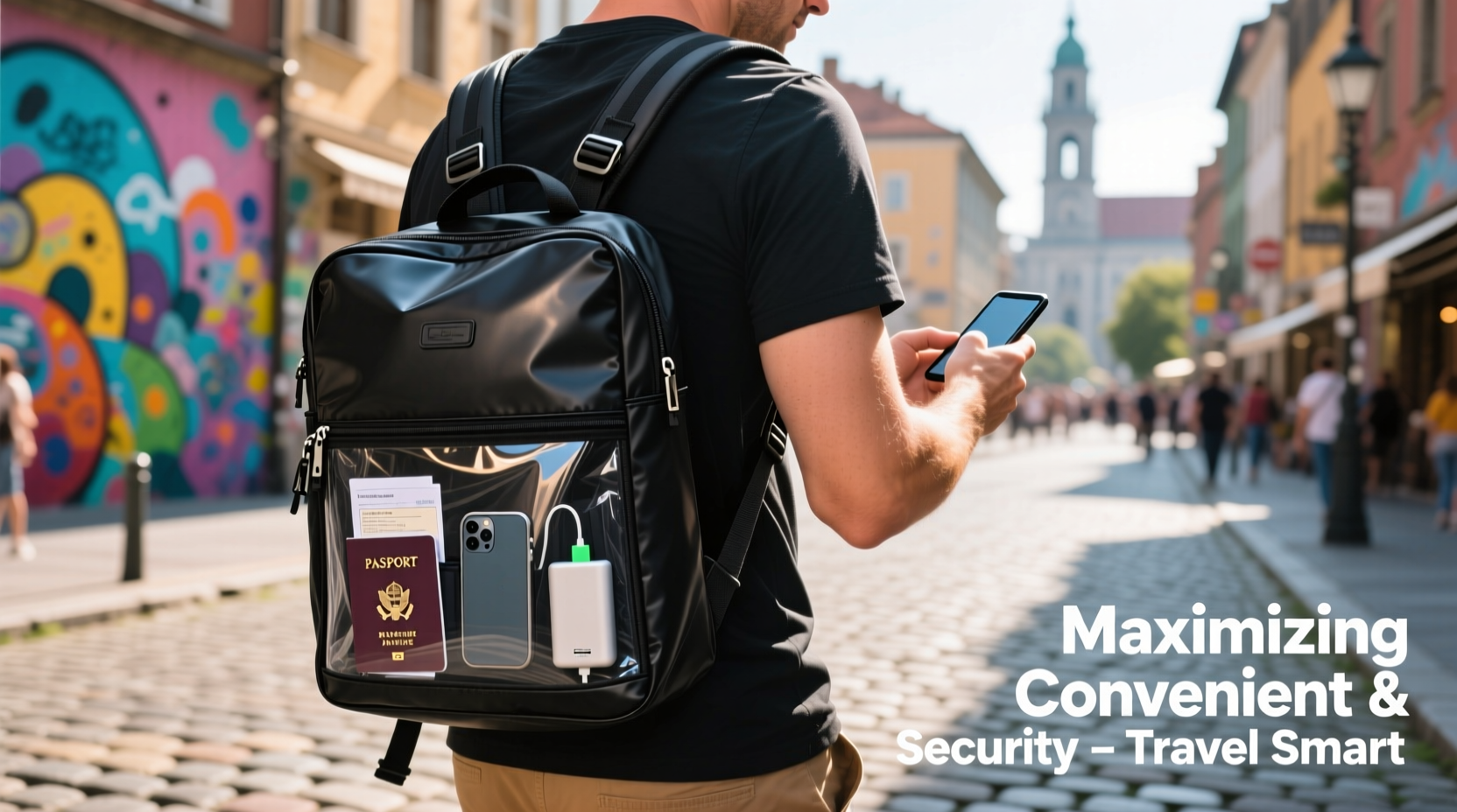 maximizing convenience and security how to use a chest bag for travel and sightseeing