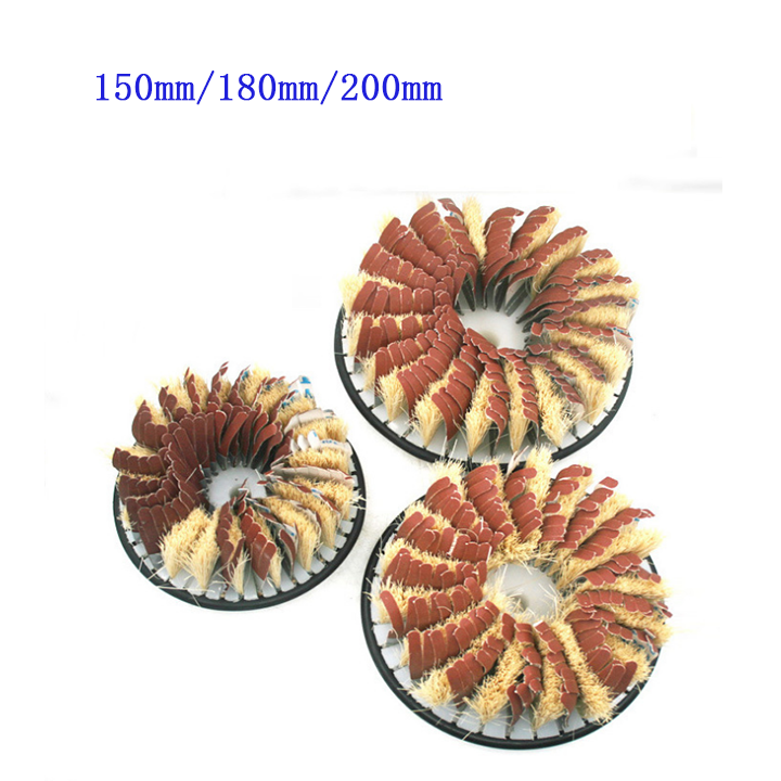 Polished Industrial Roller Brush for Furniture Sisal Sandpaper