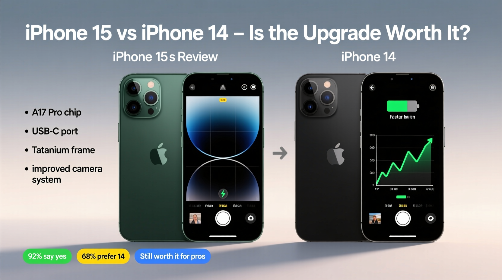 iphone 15 vs 14 is the upgrade really worth it what do users say